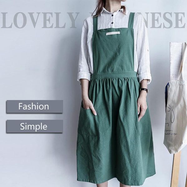 cotton linen kitchen apron nordic style florist gardening coffee shop cooking baking for female women aprons
cotton linen kitchen apron nordic style florist gardening coffee shop cooking baking for female women aprons