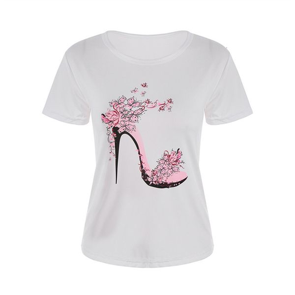 white t fashion heel shoes letter print tshirt women shirts summer short sleeve tee shirt femme
white t fashion heel shoes letter print tshirt women shirts summer short sleeve tee shirt femme