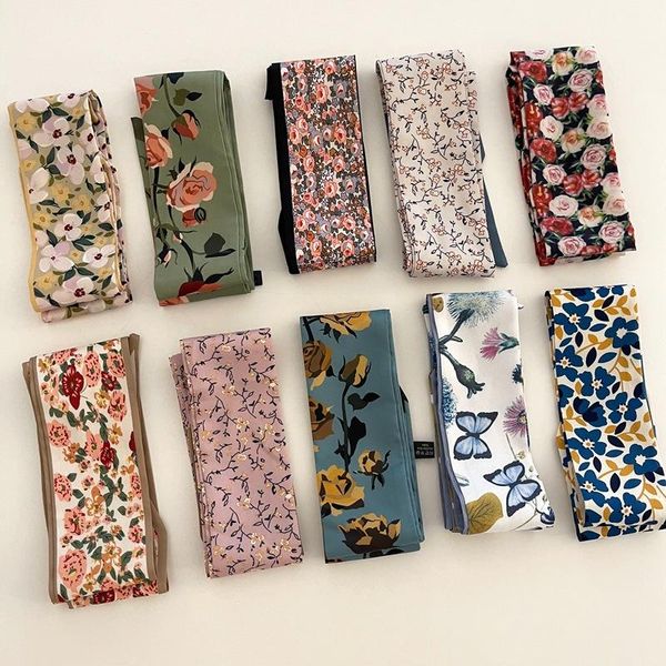 scarves cute floral chiffon hair ribbons scarf for women korean girls flower hairbands scrunchies holder accessories, Blue;gray
scarves cute floral chiffon hair ribbons scarf for women korean girls flower hairbands scrunchies holder accessories, Blue;gray