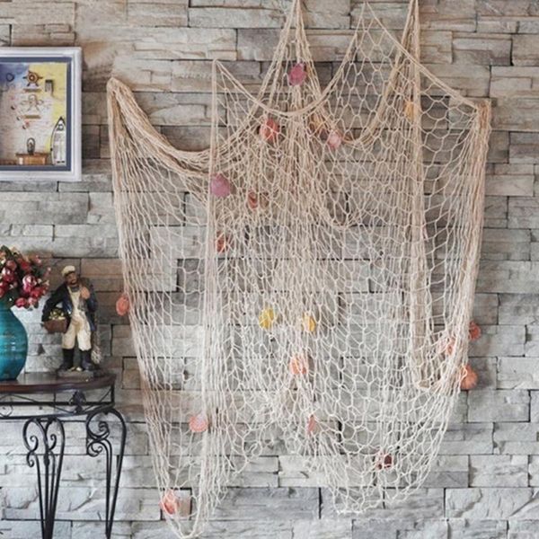 fishing accessories 1x2m & 1.5x2m mediterranean style handmade decorative net cotton thread bar fish nets decor beach scene party decoration
fishing accessories 1x2m & 1.5x2m mediterranean style handmade decorative net cotton thread bar fish nets decor beach scene party decoration