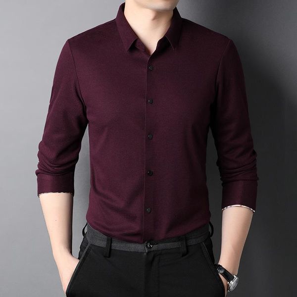 men's casual shirts b829 fall men long sleeve fit lapel simple solid color classic all-match business comfortable workwear male, White;black
men's casual shirts b829 fall men long sleeve fit lapel simple solid color classic all-match business comfortable workwear male, White;black