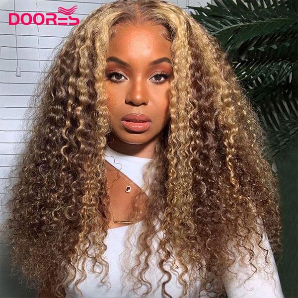 lace wigs 13x6 hd front wig 4/27 highlight curly human hair for black women honey blonde deep wave frontal preplucked doores, Black;brown
lace wigs 13x6 hd front wig 4/27 highlight curly human hair for black women honey blonde deep wave frontal preplucked doores, Black;brown
