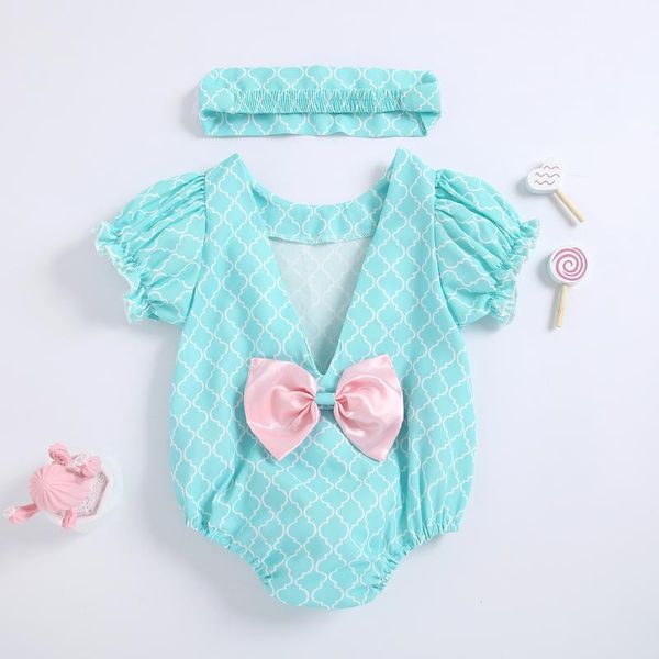jumpsuits 0-24m summer baby girls boys sweet rompers headband 2pcs printed ruffles short sleeve backless bowknot, Blue
jumpsuits 0-24m summer baby girls boys sweet rompers headband 2pcs printed ruffles short sleeve backless bowknot, Blue