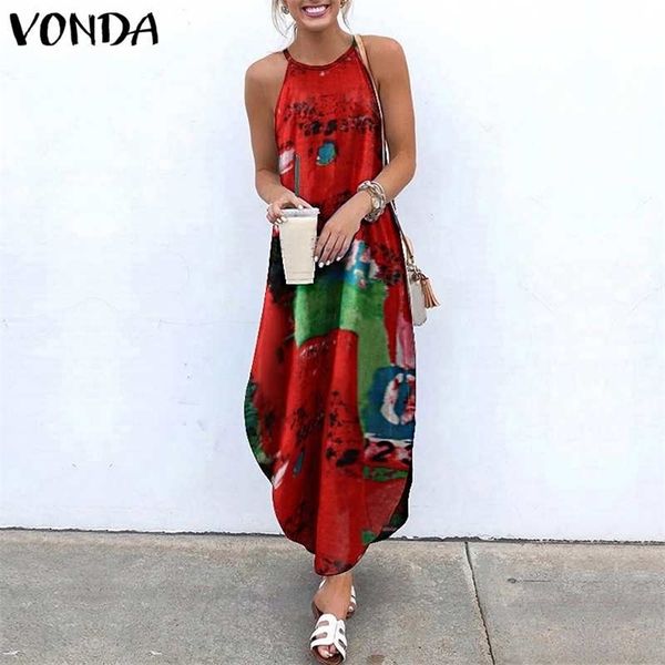 elegant club party dress 2021 sleeveless vintage printed maxi long dresses plus size vonda summer vestidos 19 colors, Black;gray
elegant club party dress 2021 sleeveless vintage printed maxi long dresses plus size vonda summer vestidos 19 colors, Black;gray