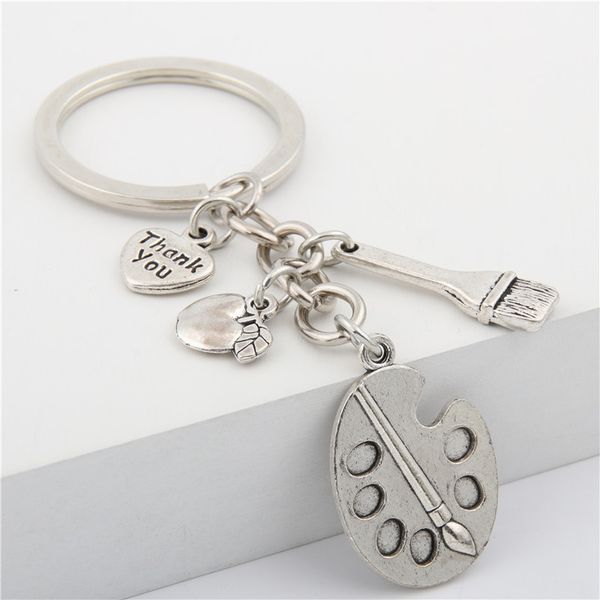 handmade brush and artboard keychain finding palette student gift keyring handmade jewelry wholesale retails e1701, Silver
handmade brush and artboard keychain finding palette student gift keyring handmade jewelry wholesale retails e1701, Silver