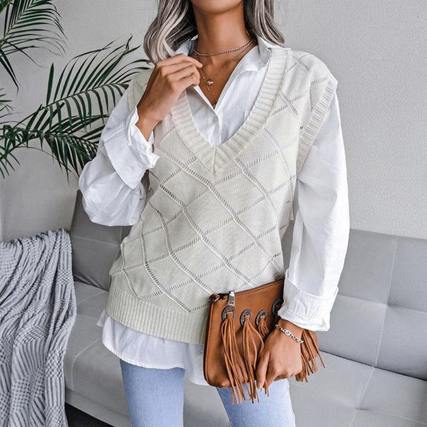 women's vests women chunky knitted sweater sleeveless loose vest ladies v-neck pullover tank jumper waistcoat female coats, Black;white
women's vests women chunky knitted sweater sleeveless loose vest ladies v-neck pullover tank jumper waistcoat female coats, Black;white