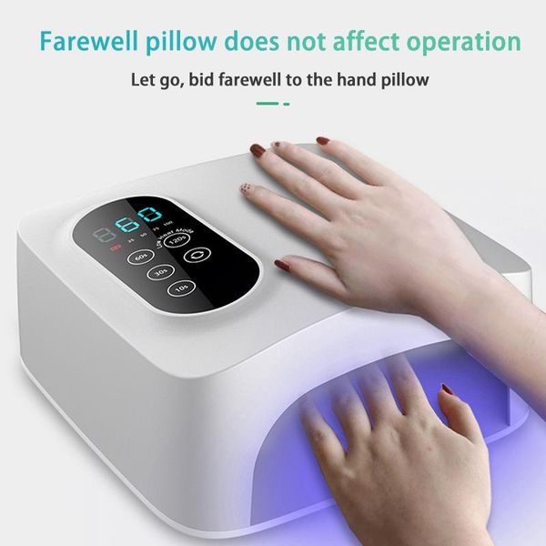 nail dryers smart manicure machine battery-storage uv dryer lamp, touch screen potherapy high power 72w
nail dryers smart manicure machine battery-storage uv dryer lamp, touch screen potherapy high power 72w