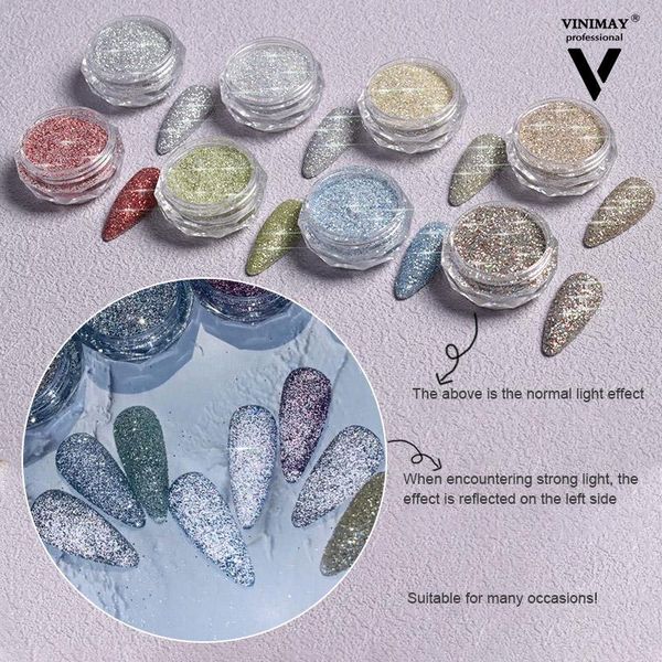 nail glitter 1 box shiny powder sparkly art decoration gray white polish reflective super bright tslm1, Silver;gold
nail glitter 1 box shiny powder sparkly art decoration gray white polish reflective super bright tslm1, Silver;gold