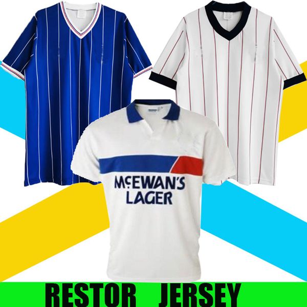glasgow ranger retro soccer jerseys 1982 1983 1987 1988 home blue away vintage classic football shirt uniforms top, Black;yellow
glasgow ranger retro soccer jerseys 1982 1983 1987 1988 home blue away vintage classic football shirt uniforms top, Black;yellow