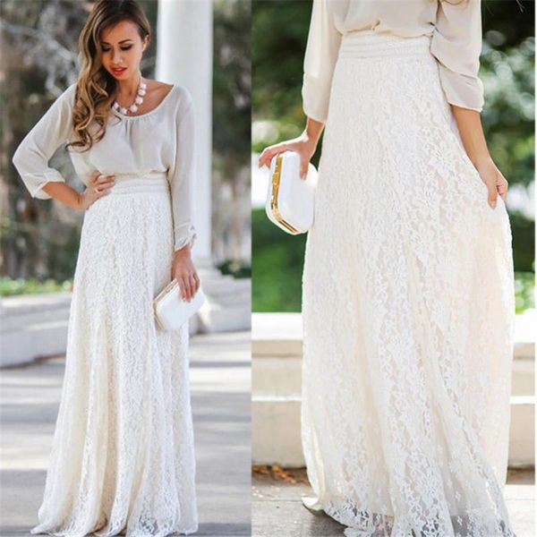 skirts 2021 women solid double lace layer chiffon maxi long skirt high waist stretchy summer casual sweet beach, Black
skirts 2021 women solid double lace layer chiffon maxi long skirt high waist stretchy summer casual sweet beach, Black