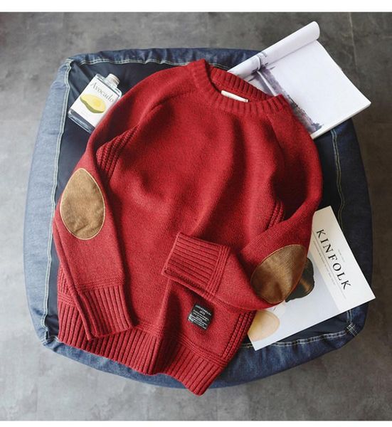 men's sweaters oversized round neck pullover spring and autumn knitwear trendy brand simple vintage sweater harajuku clothing, White;black
men's sweaters oversized round neck pullover spring and autumn knitwear trendy brand simple vintage sweater harajuku clothing, White;black