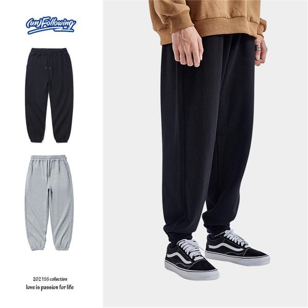 summer casual trousers men's pure cotton solid color loose feet straight black sports fitness pants
summer casual trousers men's pure cotton solid color loose feet straight black sports fitness pants