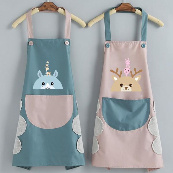 aprons kitchen clean dustproof apron wash basin dishwashing oil waterproof women's fashion hand wiping cartoon custom
aprons kitchen clean dustproof apron wash basin dishwashing oil waterproof women's fashion hand wiping cartoon custom