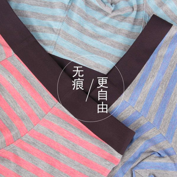 men's underwear traceless colored cotton men's underwear modal striped boxer middle waist u-convex boxed shorts, Black;white
men's underwear traceless colored cotton men's underwear modal striped boxer middle waist u-convex boxed shorts, Black;white