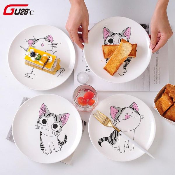 dishes & plates cartoon cat ceramic plate creative cuisine dish cute white steak rice soup bone china tableware gift ceramica
dishes & plates cartoon cat ceramic plate creative cuisine dish cute white steak rice soup bone china tableware gift ceramica