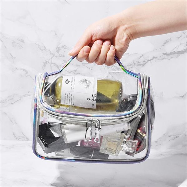 women transparent travel makeup cosmetic bags fashion laser handbag zipper wash organizer storage beauty make up waterproof case
women transparent travel makeup cosmetic bags fashion laser handbag zipper wash organizer storage beauty make up waterproof case