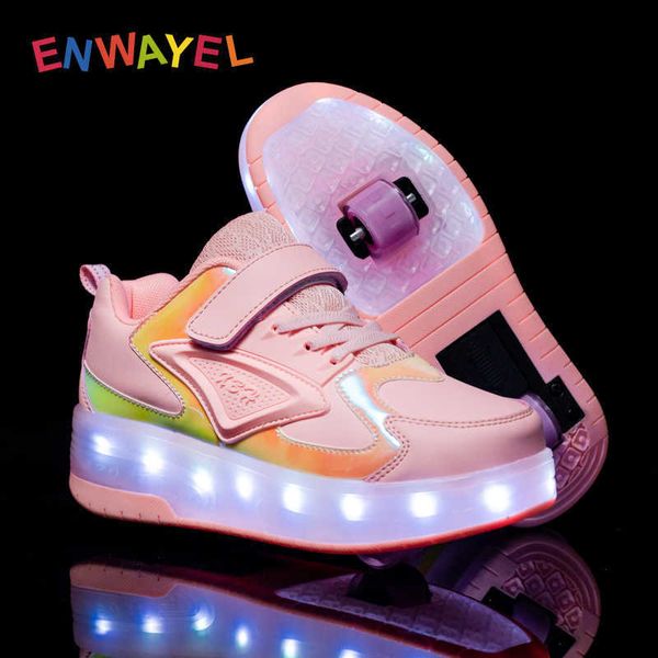 luminous sneakers kids shoes for girls roller with two wheels boys led charge shoes on wheel children rollers light shining p0830, Black;red
luminous sneakers kids shoes for girls roller with two wheels boys led charge shoes on wheel children rollers light shining p0830, Black;red