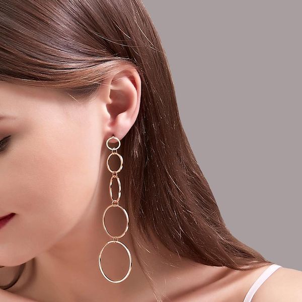 dangle & chandelier multilayer circle tassel drop earrings for women female exaggerated long geometric round earring trendy party jewelry, Silver
dangle & chandelier multilayer circle tassel drop earrings for women female exaggerated long geometric round earring trendy party jewelry, Silver