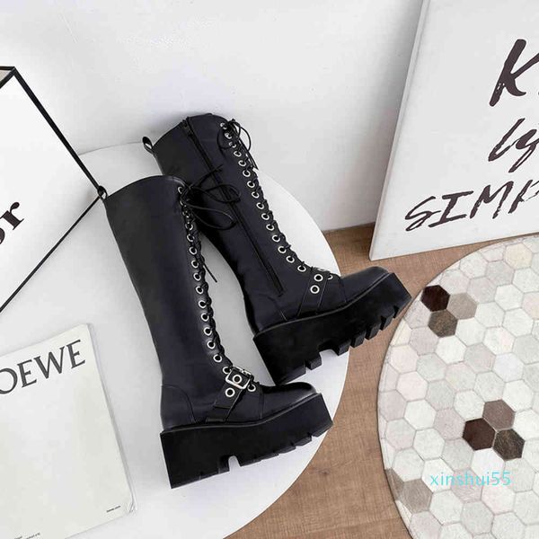 women's long boots with thick soles below the knee new high in autumn and winter net red martin increased inside 0031, Black
women's long boots with thick soles below the knee new high in autumn and winter net red martin increased inside 0031, Black