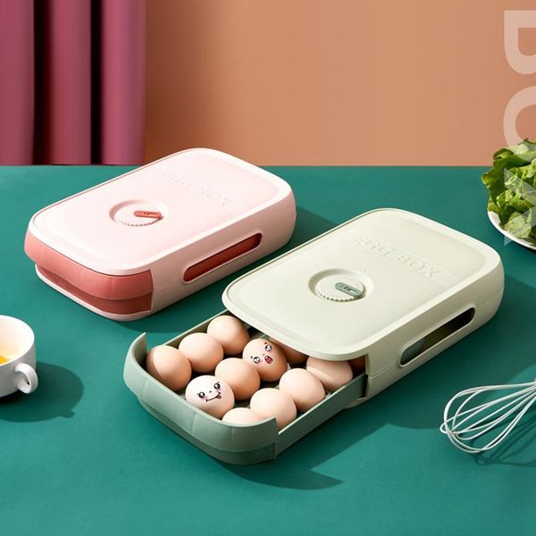 kitchen storage & organization 'the ' egg container household colourful stackable fresh box for fridge
kitchen storage & organization 'the ' egg container household colourful stackable fresh box for fridge