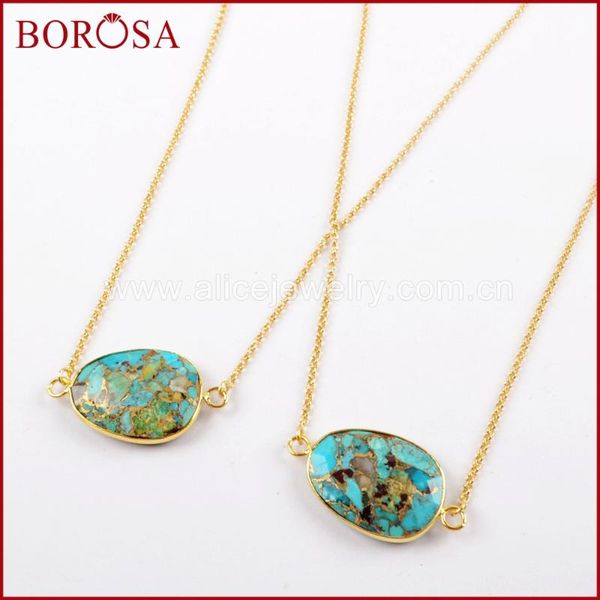 pendant necklaces borosa 5/10pcs natural turquoises copper faceted connector with 25inch adjustable chains necklace for wholesale jewelry g1, Silver
pendant necklaces borosa 5/10pcs natural turquoises copper faceted connector with 25inch adjustable chains necklace for wholesale jewelry g1, Silver