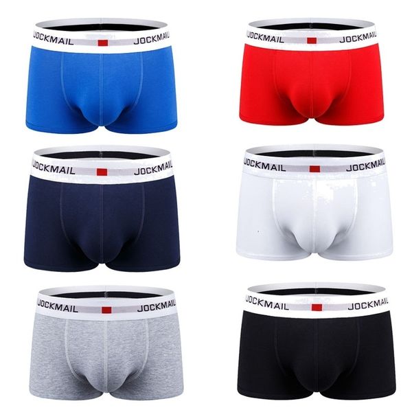 underwear jockmail new boxer men cotton cuecas boxers homme boxershorts male panties calzoncillos, Black;white
underwear jockmail new boxer men cotton cuecas boxers homme boxershorts male panties calzoncillos, Black;white