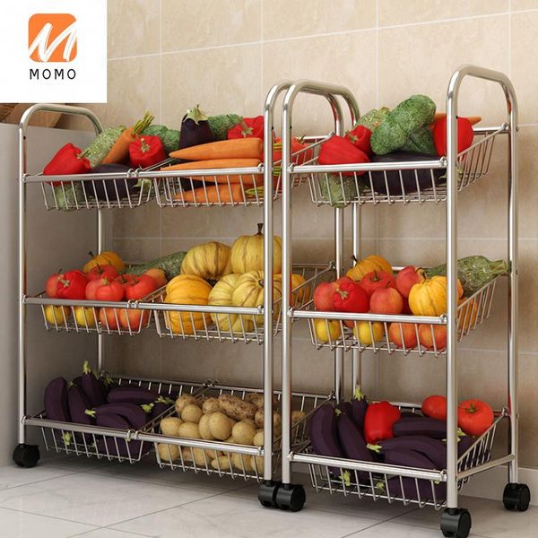 stainless steel kitchen storage rack floor-mounted vegetable fruit mobile multi-layer pot bottles & jars
stainless steel kitchen storage rack floor-mounted vegetable fruit mobile multi-layer pot bottles & jars