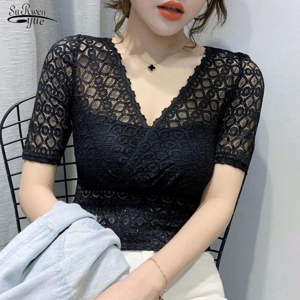 fashion western style solid small shirt send wrap-around lace women short sleeve v-neck upper garment 9631 women's blouses & shirts, White
fashion western style solid small shirt send wrap-around lace women short sleeve v-neck upper garment 9631 women's blouses & shirts, White