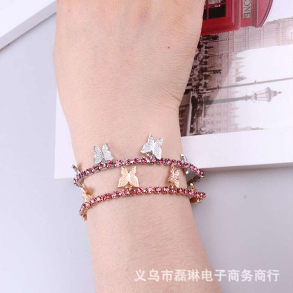 new accessories creative fashion butterfly full diamond personalized crystal bracelet, Black
new accessories creative fashion butterfly full diamond personalized crystal bracelet, Black