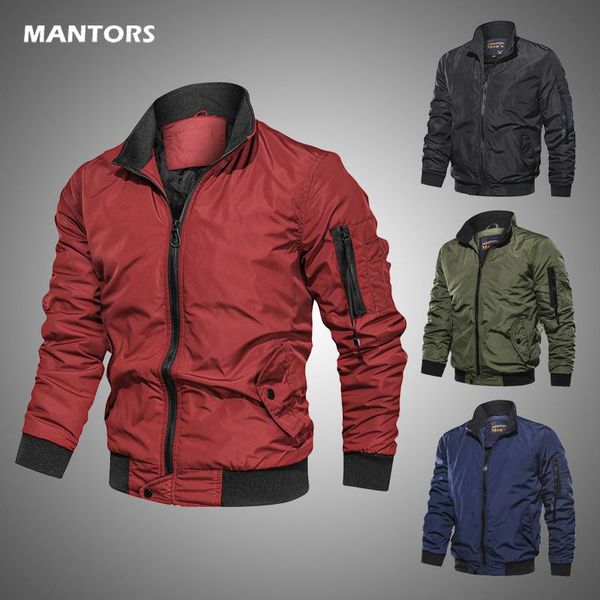 men's jackets men pilot jacket casual military spring coat 2021 oversize solid color bomber mens outerwear drop, Black;brown
men's jackets men pilot jacket casual military spring coat 2021 oversize solid color bomber mens outerwear drop, Black;brown