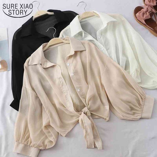 summer loose casual blouse tied waist elegant blouses for women half sleeve buttoned up shirt chiffon shirts 9776 210508, White
summer loose casual blouse tied waist elegant blouses for women half sleeve buttoned up shirt chiffon shirts 9776 210508, White