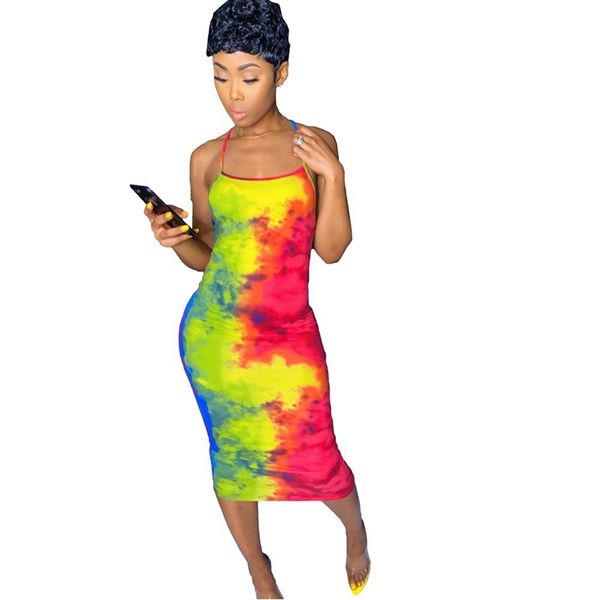 tie dye print summer dress 2021 beach sundress backless sheath midi bodycon dress for women slim night club party dress, Black;white 
tie dye print summer dress 2021 beach sundress backless sheath midi bodycon dress for women slim night club party dress, Black;white