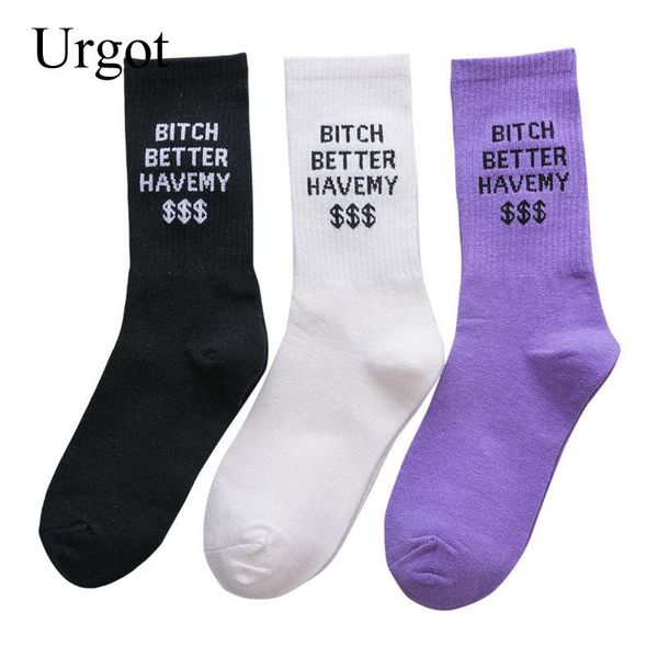 men's socks urgot 5 pairs men women autumn winter fashion english alphabet tide hip-hop skateboard long tube couple, Black
men's socks urgot 5 pairs men women autumn winter fashion english alphabet tide hip-hop skateboard long tube couple, Black