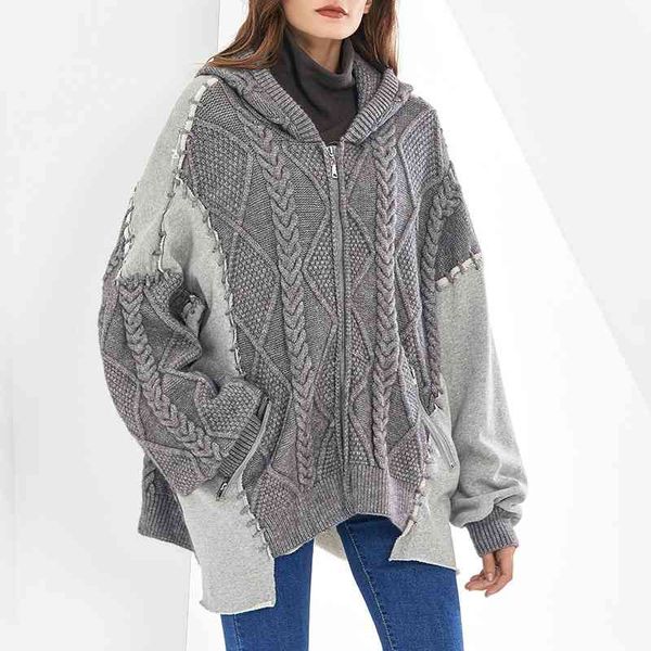 women's vests women winter sweater coat oversize loose thick knitted hooded long h5qb, Black;white
women's vests women winter sweater coat oversize loose thick knitted hooded long h5qb, Black;white