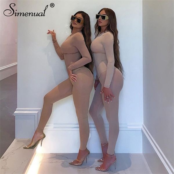simenual corset nude bodycon solid jumpsuits long sleeve fall 2021 women clothing fashion active wear casual workout jumpsuit, Black;white
simenual corset nude bodycon solid jumpsuits long sleeve fall 2021 women clothing fashion active wear casual workout jumpsuit, Black;white