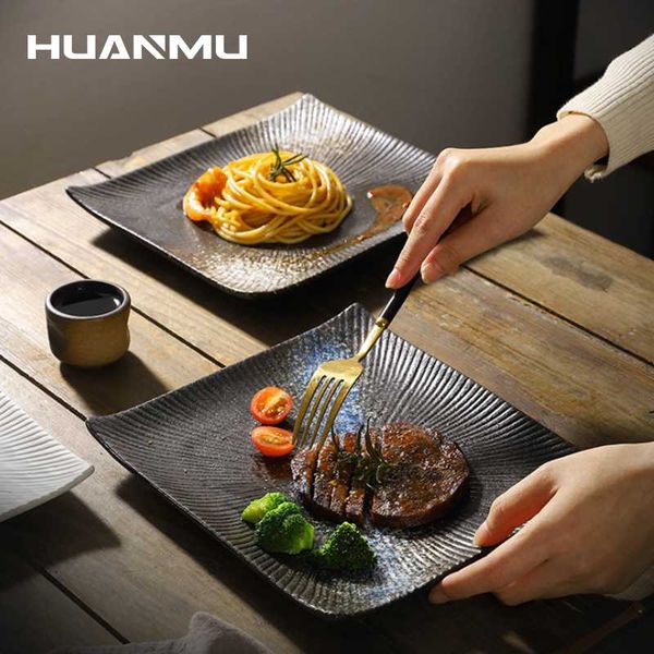 dishes & plates japanese cuisine steak plate creative rectangular ceramic western sushi pasta el restaurant household tableware
dishes & plates japanese cuisine steak plate creative rectangular ceramic western sushi pasta el restaurant household tableware