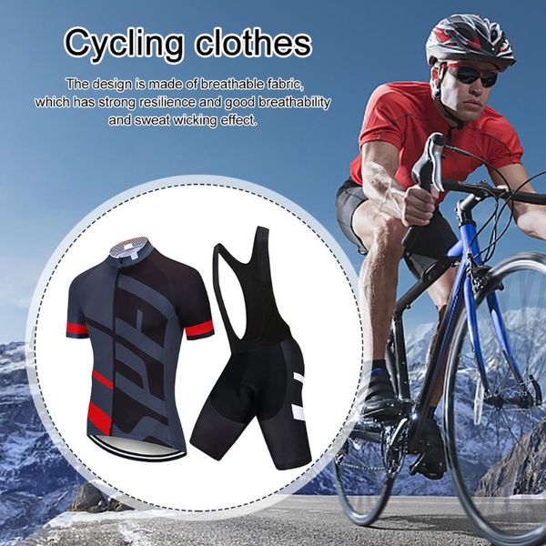 racing sets men breathable non slip elastic cycling jersey set sport hiking outdoor soft bib pant short sleeve summer quick dry, Black;blue
racing sets men breathable non slip elastic cycling jersey set sport hiking outdoor soft bib pant short sleeve summer quick dry, Black;blue