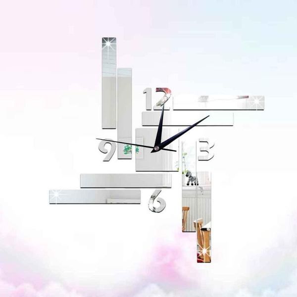 1pc eco-friendly mirror clock wall striped square fashionable hanging chic art decor for home offi clocks
1pc eco-friendly mirror clock wall striped square fashionable hanging chic art decor for home offi clocks