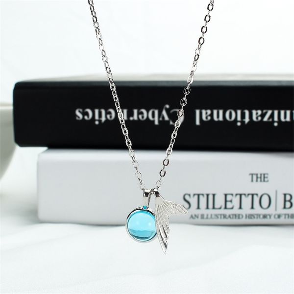 Net red bone chain, elegant 925 silver fishtail necklace, personalized dolphin girl chic gives her best friend a gift, Black
Net red bone chain, elegant 925 silver fishtail necklace, personalized dolphin girl chic gives her best friend a gift, Black