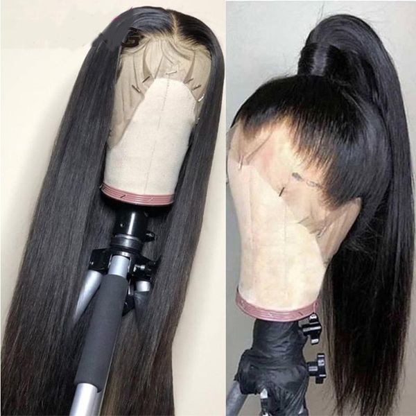 synthetic wigs glueless natural hairline silky straight black colored lace front wig for women with baby hair
synthetic wigs glueless natural hairline silky straight black colored lace front wig for women with baby hair