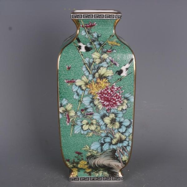vases qing dynasty qianlong enamel painting square flower and bird ceramics antique porcelain collecting home decoration r5761
vases qing dynasty qianlong enamel painting square flower and bird ceramics antique porcelain collecting home decoration r5761
