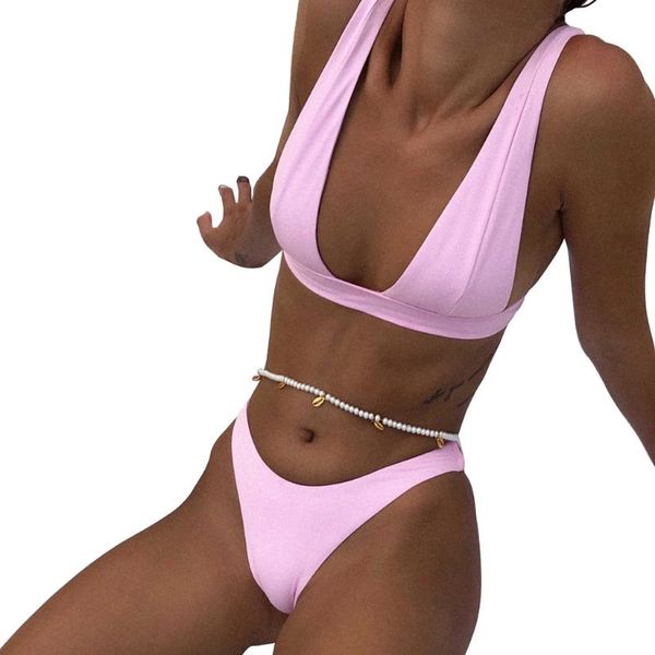 one-piece suits cpdd women 2 pieces bikini set plunge deep v-neck triangle cup push up swimsuit low waist thong solid color bathing sui
one-piece suits cpdd women 2 pieces bikini set plunge deep v-neck triangle cup push up swimsuit low waist thong solid color bathing sui