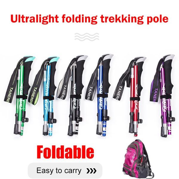 trekking poles eva handle 4-section folding walking sticks crutches alpenstock hiking accessories ultralight aluminum alloy
trekking poles eva handle 4-section folding walking sticks crutches alpenstock hiking accessories ultralight aluminum alloy