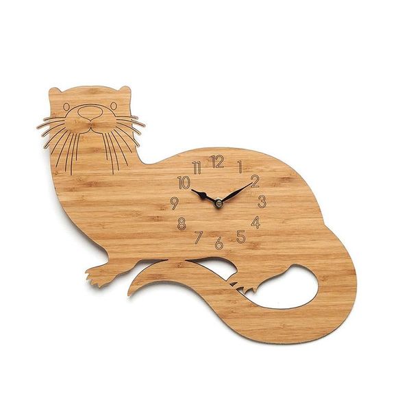 wall clocks 12 inch bamboo otter clock for home decor cartoon animal animals europe modern design kids room decoration
wall clocks 12 inch bamboo otter clock for home decor cartoon animal animals europe modern design kids room decoration