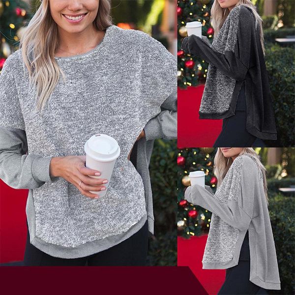 women's hoodies & sweatshirts women knitted fur fluffy fleece o-neck long sleeve pullover sweatshirt 2021 autumn winter warm two-color, Black
women's hoodies & sweatshirts women knitted fur fluffy fleece o-neck long sleeve pullover sweatshirt 2021 autumn winter warm two-color, Black