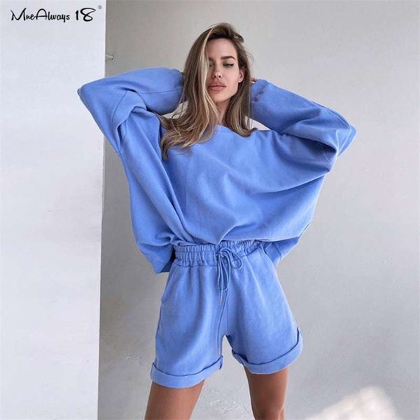 mnealways18 casual blue 2 piece set sport suit women long sleeve sweatshirt and shorts tracksuit female autumn sets loose 210929, White
mnealways18 casual blue 2 piece set sport suit women long sleeve sweatshirt and shorts tracksuit female autumn sets loose 210929, White