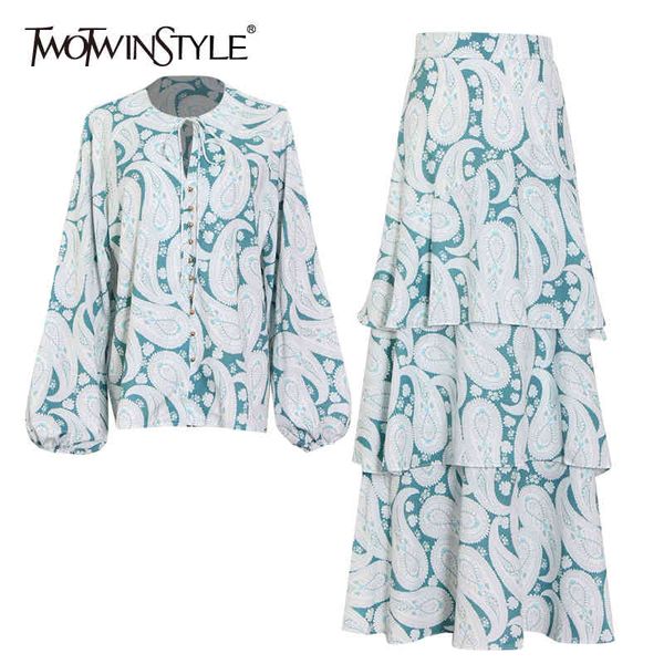 elegnat hit color two piece set for women o neck long sleeve high waist ruffle sashes skirts print sets 210428, White
elegnat hit color two piece set for women o neck long sleeve high waist ruffle sashes skirts print sets 210428, White