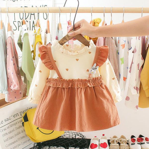 girl's dresses baby girls princess dress autumn long sleeve children's clothing for birthday party fashion designed infant kids ve, Red;yellow
girl's dresses baby girls princess dress autumn long sleeve children's clothing for birthday party fashion designed infant kids ve, Red;yellow