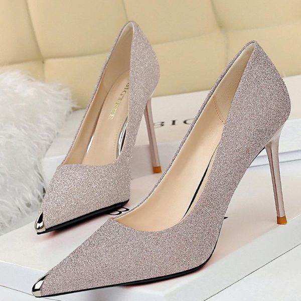 dress shoes fashion woman pumps sequin cloth wedding stiletto heels women party kitten 7 cm 9 heeled, Black
dress shoes fashion woman pumps sequin cloth wedding stiletto heels women party kitten 7 cm 9 heeled, Black