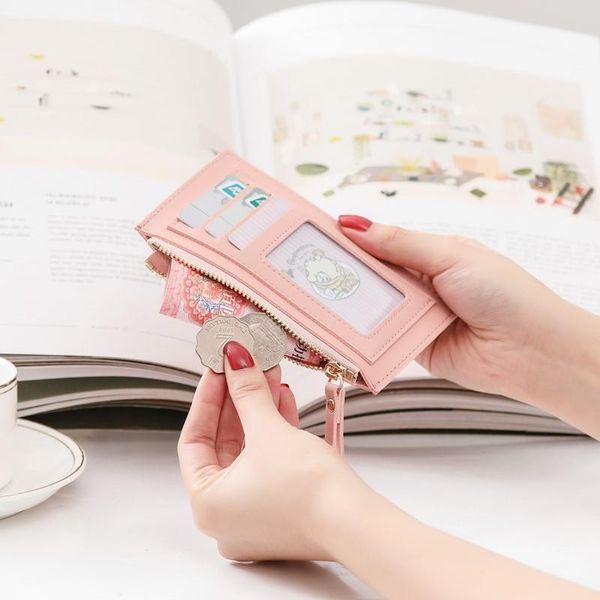 card holders multi-slot holder ultra-thin bank id zipper coin purse storage bag male and female business, Brown;gray
card holders multi-slot holder ultra-thin bank id zipper coin purse storage bag male and female business, Brown;gray